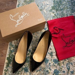 Christian Louboutin Black Pumps Pigalle Follies 85mm